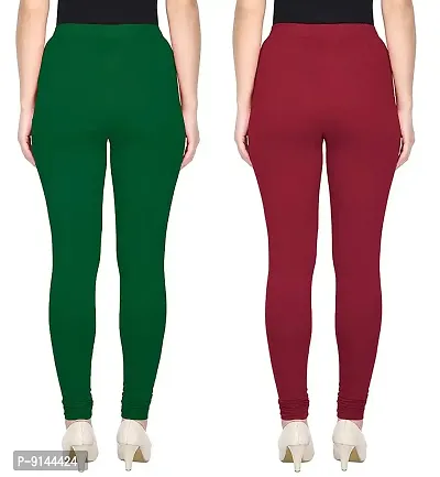 PT Comfort Cotton Premium Chudidar Leggings for Women and Girls Multicolor Legging for Perfect Lady and Perfect Style Ethnic Wear Legging Also Available in Combos. Pack of 2-thumb2