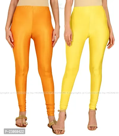 Buy the Neon Yellow High Waist Leggings | GoodwillFinds