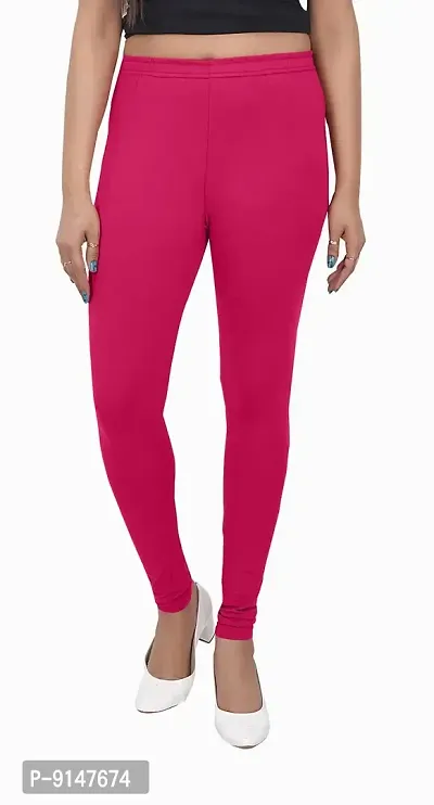 Colorscube Latest Churidar 4way Cotton Leggings for Women's and Girls Sizes -28,30,32,34,36,38,40.