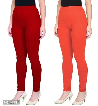 PT Comfort Cotton Premium Chudidar Leggings for Women and Girls Multicolor Legging for Perfect Lady and Perfect Style Ethnic Wear Legging Also Available in Combos. Pack of 2-thumb3