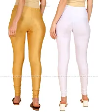 Stylish Women Lycra Blend Leggings Pack of 2-thumb2