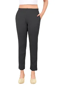 PT Latest Toko Stretchable Trousers for Women (Pack of 2) Straight Fit Pant for Casual, Daily and Office wear with Elastic Waist and Pockets.-thumb4
