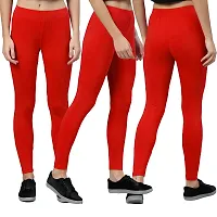 PT Stylish  Comfortable Cotton Ankle Length Women's Premium Cotton Stretchable Leggings with Rib Pack of 1 Leggings Available in 9 Colors and 10 Sizes.-thumb4