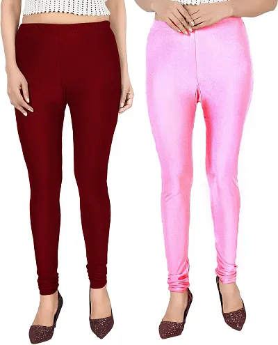 Fabulous Silk Blend Leggings Combo For Women