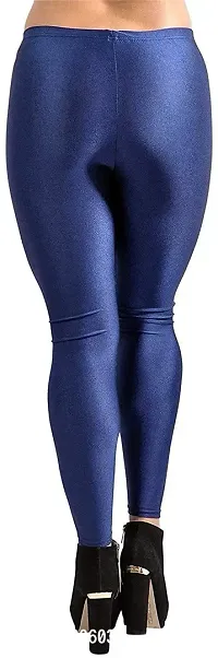 Fabulous Multicoloured Silk Blend  Leggings For Women-thumb2