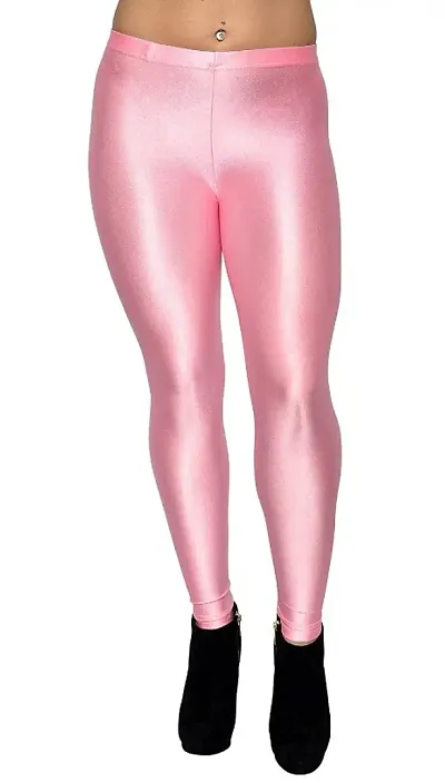 Stylish Solid Nylon Legging for Women