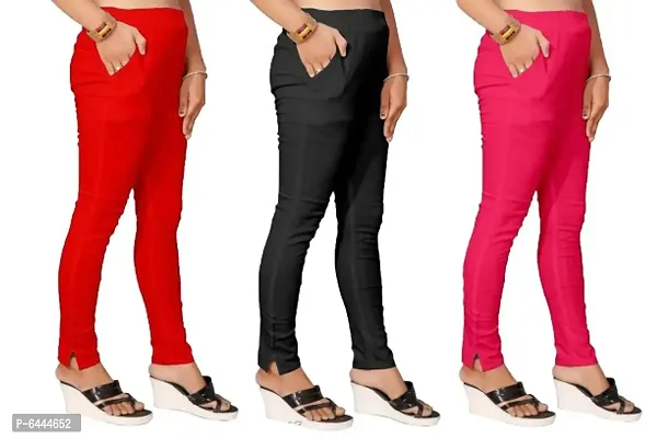 Women Solid Cotton Slub Ethnic Pant-thumb0