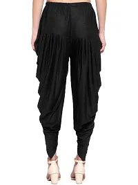 Stylish Rayon Solid Dhoti Style Patiala Shalwar For Women-thumb1