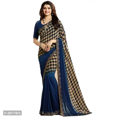 Beautiful Georgette Saree With Blouse Piece