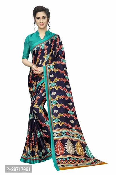 Beautiful Georgette Saree With Blouse Piece-thumb0