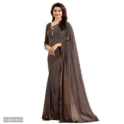 Beautiful Georgette Saree With Blouse Piece-thumb0