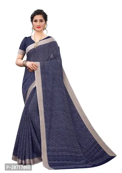 Beautiful Georgette Saree With Blouse Piece-thumb0