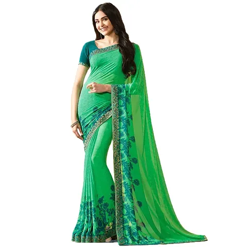 Meen Rashi:Cool Tones of Green Sarees for the Piscean Woman!!