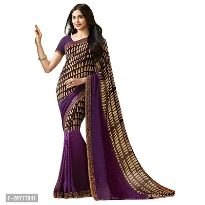 Beautiful Georgette Saree With Blouse Piece