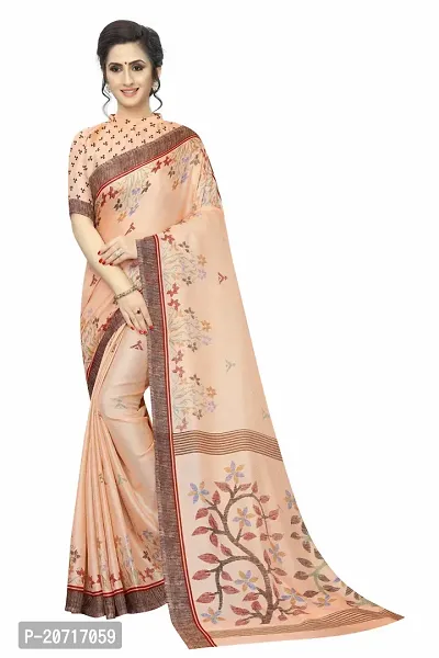 Beautiful Georgette Saree With Blouse Piece-thumb0