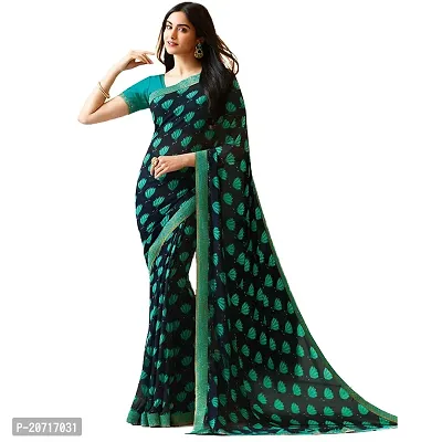 Beautiful Georgette Saree With Blouse Piece