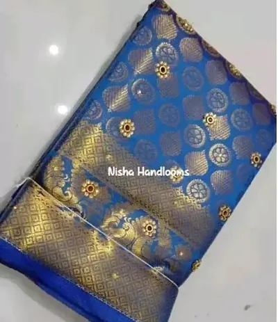 Alluring Art Silk Saree with Blouse piece 