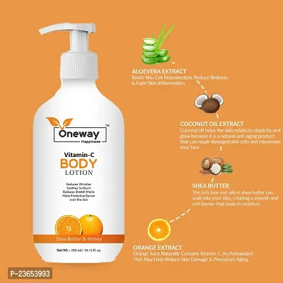 Oneway Happiness Vitamin C Body Lotion 300ml (pack of 3)-thumb4