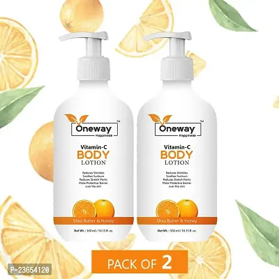 Oneway Happiness Vitamin C Body Lotion 300ml (pack of 2)-thumb0