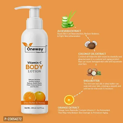 Oneway Happiness Vitamin C Body Lotion 200ml (pack of2)-thumb3