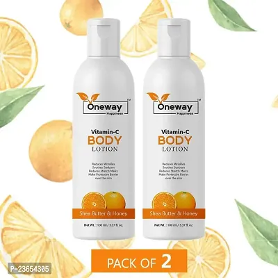 Oneway Happiness Vitamin C Body Lotion 100ml (pack of 2)-thumb0