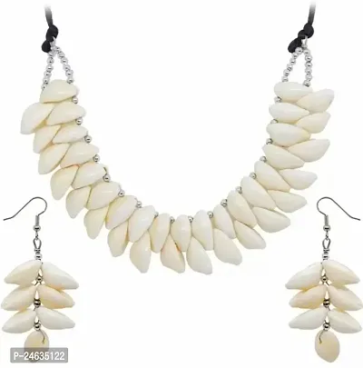 Stylish Fancy Designer Shell Jewellery Set For Women
