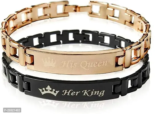 King Queen Couples Bracelet for Lovers  Valentine Day  Promise Daynbsp;