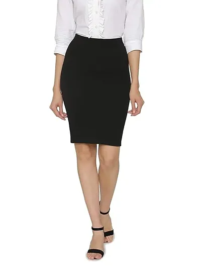 Elegant Solid Skirts For Women