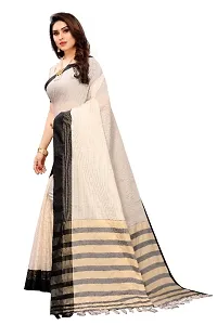 Jivika Graceful Cotton Silk Saree with Blouse piece For Women-thumb3