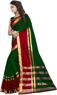 Traditional Pretty Cotton Silk Saree with Blouse piece For Women-thumb2