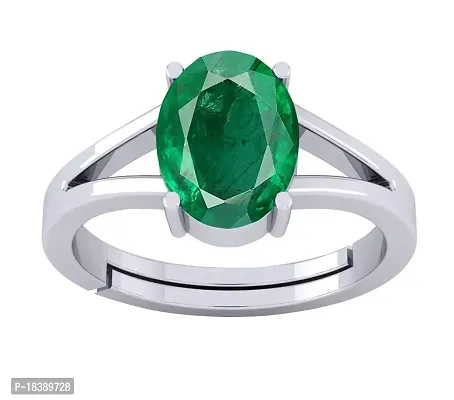 Natural Certified Emerald panna Ring 3.82 to 8.30 Carat With Panchadhatu  Astrology Ring for Unisex - Etsy