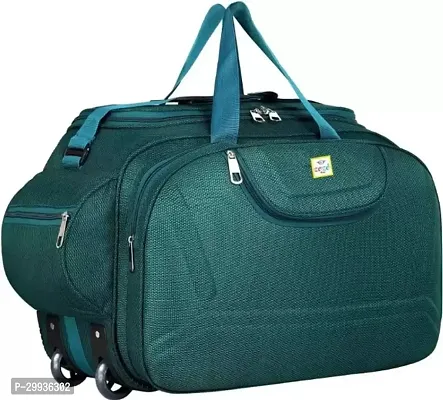 60 L Strolley Duffel Bag - (Expandable) Super Premium Heavy Duty 60L Polyester Lightweight Luggage Bag Duffel Strolley Bag