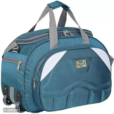 60 L Strolley Duffel Bag - (Expandable) Super Premium Heavy Duty 60L Polyester Lightweight Luggage Bag Duffel Strolley Bag-thumb0