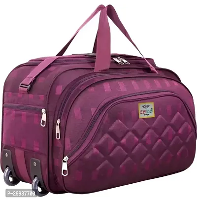 60 L Strolley Duffel Bag - (Expandable) Polyester Lightweight Luggage Bag Duffel Strolley Bag