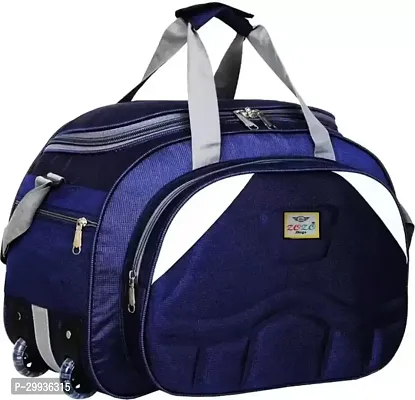 60 L Strolley Duffel Bag - (Expandable) Polyester Lightweight Luggage Bag Duffel Strolley Bag