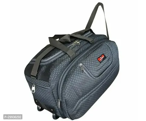 Duffle Polyester Bag 60 Litres Waterproof Strolley Duffle Bag- 2 Wheels - Luggage Bag For Men And Women