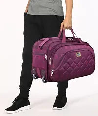 60 L Strolley Duffel Bag - (Expandable) Polyester Lightweight Luggage Bag Duffel Strolley Bag-thumb4