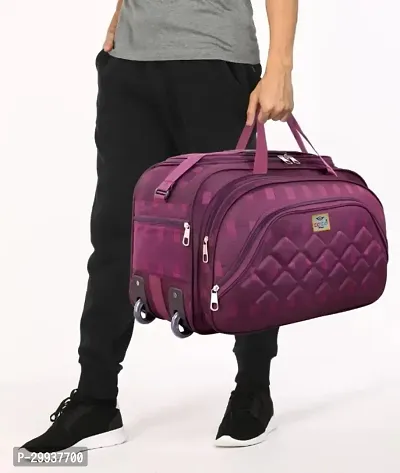 60 L Strolley Duffel Bag - (Expandable) Polyester Lightweight Luggage Bag Duffel Strolley Bag-thumb5