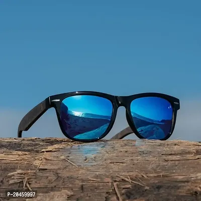 wayfarer shape multi color sunglass for men and women blue shade sunglasses for men and women-thumb0