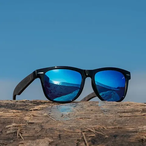 wayfarer shape multi color sunglass for men and women blue shade sunglasses for men and women