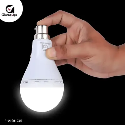 Glowing Night 12W Emergency Led Bulb ndash; | Battery Operated Inverter Bulb for Home |B22 Charging Bulb, Emergency Led Bulb