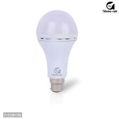Glowing Night 12W Emergency Led Bulb ndash; | Battery Operated Inverter Bulb for Home |B22 Charging Bulb, | Pack Of 2-thumb2
