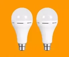 12W Emergency Led Bulb ndash; | Battery Operated Inverter Bulb for Home |B22 Charging Bulb Led Bulb Rechargable With Upto 4 Hrs. Backup (Pack Of 3)-thumb3