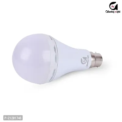 Glowing Night 12W Emergency Led Bulb ndash; | Battery Operated Inverter Bulb for Home |B22 Charging Bulb, | Pack Of 2-thumb3