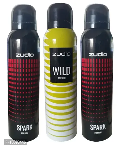 Buy zudio wild for her-2,pop for him-1 pack of 3 Online In India At  Discounted Prices