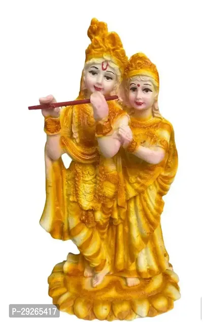 Radhe Krishna Decorative Religious Idol  Figurine for Home-thumb0