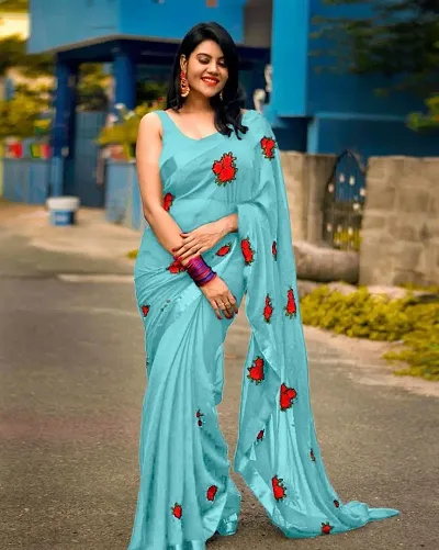 embrodury saree for women