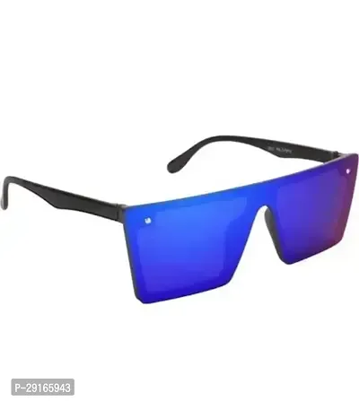Sky Wing Latest Stylish UV Protected Sunglasses For Men Blue Color Pack of 1-thumb0