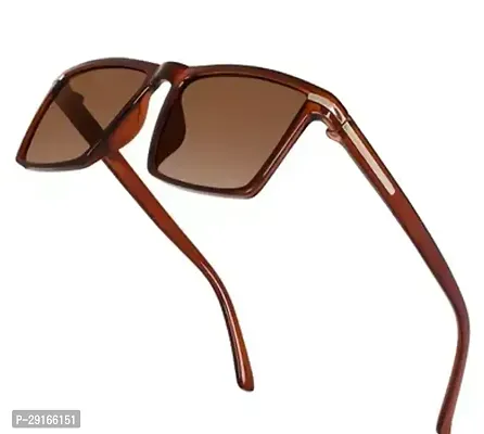 Sky Wing Latest Stylish UV Protected Sunglasses For Men Brown Color Pack of 1