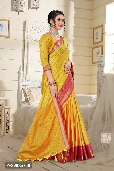 Beautiful Net Saree With Blouse Piece For Women-thumb4